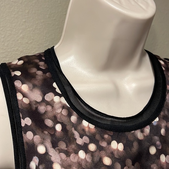 rag & bone‎ Silk Lights Black Edie Sleeveless Meah Trim Tank, XS - Picture 4 of 8